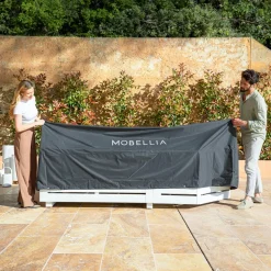 Housse de protection Imperméable pour Salon de jardin (250 x 250 cm) Gris