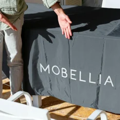 Housse de protection Imperméable pour Table rectangulaire (225 x 125 cm) Gris