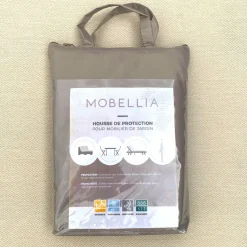 Housse de protection Imperméable pour Salon de jardin (175 x 175 cm) Gris