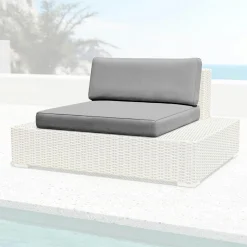 Housses de coussin de remplacement pour Fauteuil Palma Gris anthracite