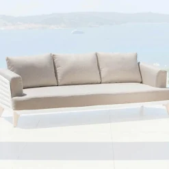 Housses de coussin de remplacement pour Canapé 3 places Monte Carlo Taupe