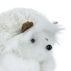 Hérisson de Noël (H13 cm) Floofy Blanc