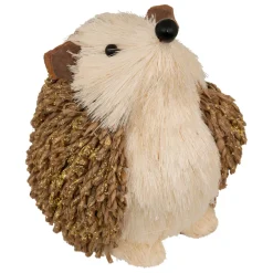 Hérisson de Noël (H15 cm) Loïc le porc épic Brun pailleté