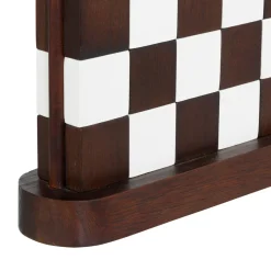 Jeu Damier Bois (27 x 28 cm) Twist Marron