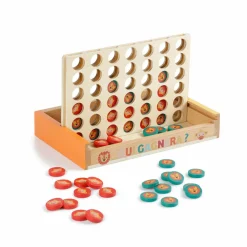 Jeu puissance 4 en bois Multicolore