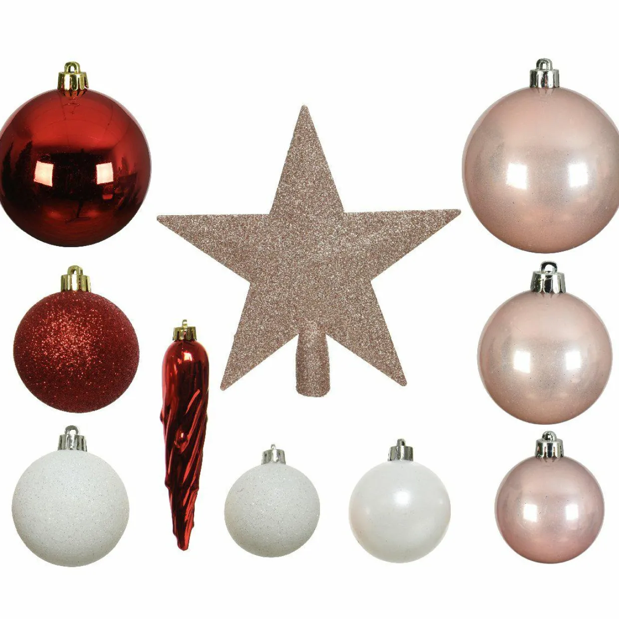 Kit de décoration de sapin de Noël Novae multi Rose poudré