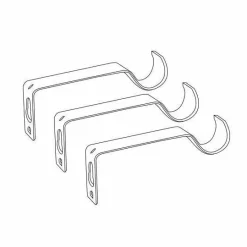 Kit de tringle extensible (L120 - L210 cm / D19 mm) Villalouise Gris