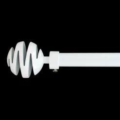 Kit de tringle extensible (L120 - L210 cm / D19 mm) Villalouise Blanc laqué