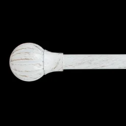 Kit de tringle extensible (L210 - L380 cm / D19 mm) Touch of Zen Blanc et Or