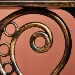 Lampadaire double illuminé 66 LED (H188 cm) Noël Magique Noir