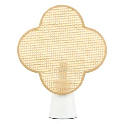 Lampe à poser bambou (H36 cm) Faustine Beige
