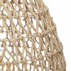 Lampe à poser bois et papier (H35,5 cm) Etel Naturel