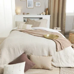 Lampe à poser bois (H21 cm) Toxey Ivoire