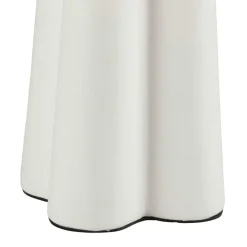 Lampe à poser céramique et coton (H45 cm) Cezanne Blanche