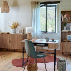 Lampe à poser en cordes (H40 cm) Lila Naturelle