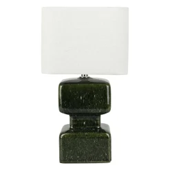 Lampe à poser en céramique (H34 cm) Céladon Verte