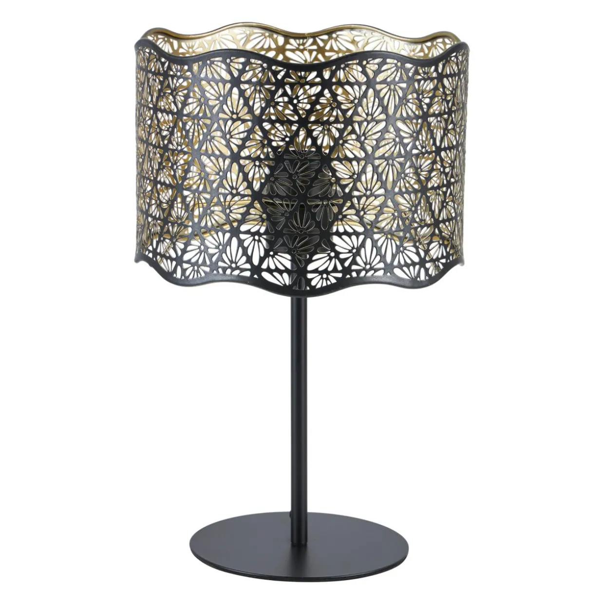 Lampe à poser en métal (H35 cm) Farah Noire