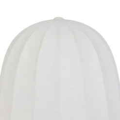 Lampe à poser en Tissu et Métal (H19 cm) Marcel Marron