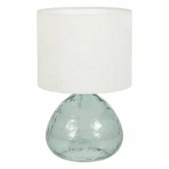 Lampe à poser en verre (H27 cm) Solaz Verte