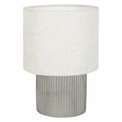 Lampe à poser en verre (H22 cm) Delia Noir