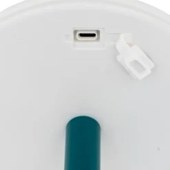 Lampe à poser extérieur LED métal (H30,5 cm) Zack Bleu canard