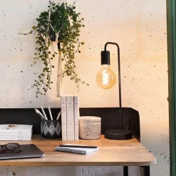 Lampe à poser métal (H45,5 cm) Arietis Noir