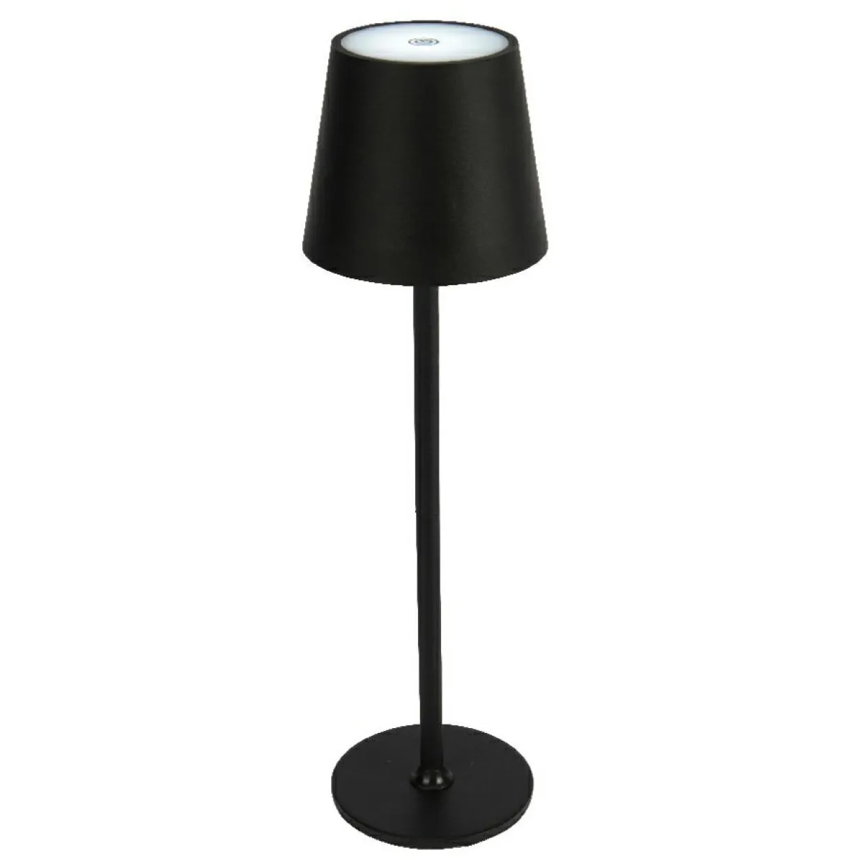 Lampe de table sans fil rechargeable USB 48 LED (H37 cm) Brooklyn Noir