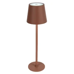 Lampe de table sans fil rechargeable USB 48 LED (H37 cm) Brooklyn Terracotta