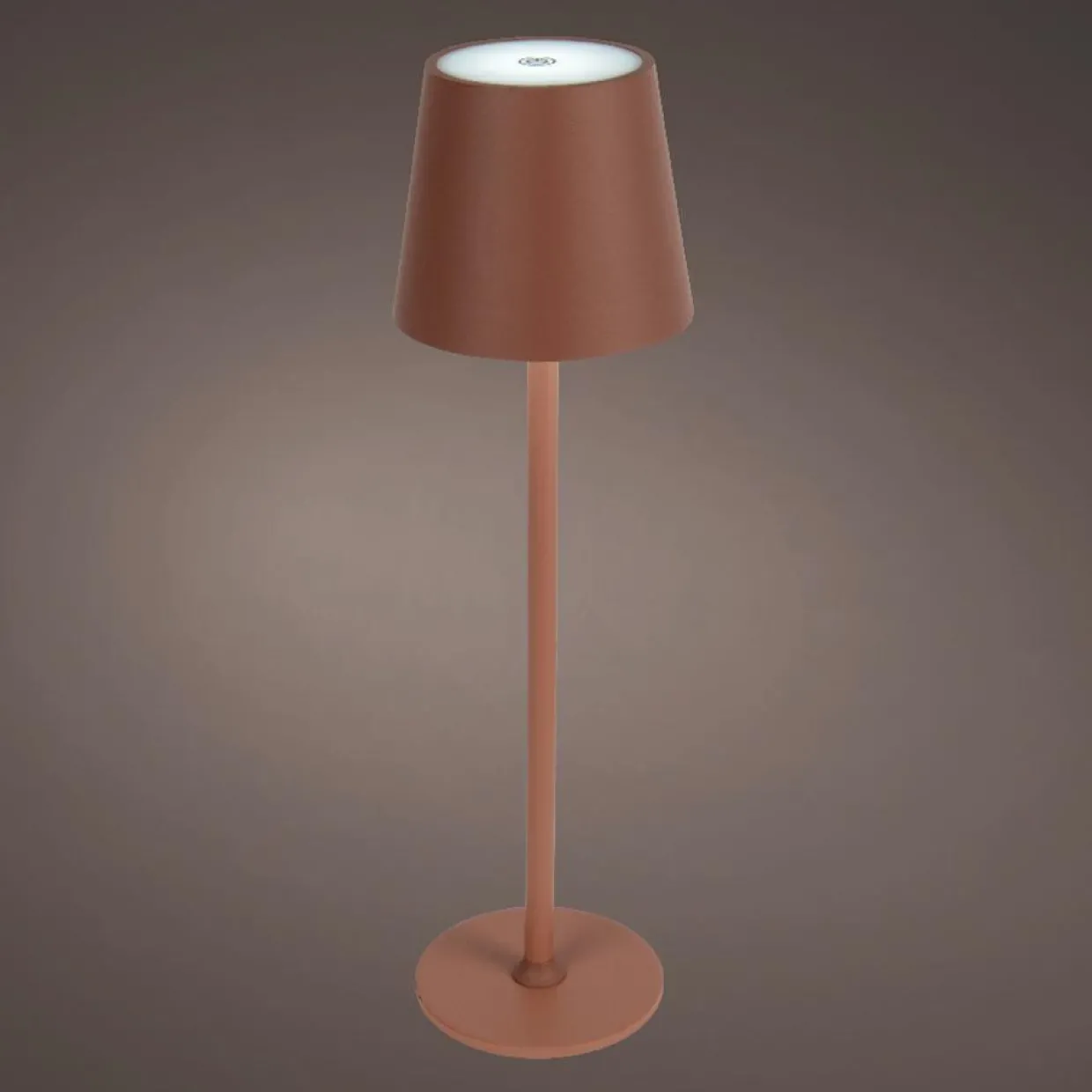 Lampe de table sans fil rechargeable USB 48 LED (H37 cm) Brooklyn Terracotta