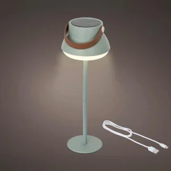 Lampe de table solaire 100 lumens (H36 cm) Tokyo Vert menthe