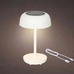 Lampe de table solaire 100 lumens (H29 cm) Singapour Blanc