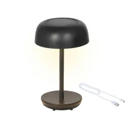 Lampe de table solaire 100 lumens (H29 cm) Singapour Noir