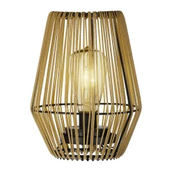 Lampe de table solaire LED (H23 cm) Calabre Doré