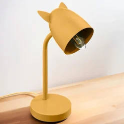 Lampe enfant à poser (H31 cm) Oreilles Jaune ocre
