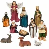 Les 11 petits santons (Hauteur 7 cm) de Sainte-Louise
