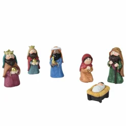 Les 6 petits santons (Hauteur 11 cm) de Firmin