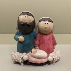 Les 5 petits santons (Hauteur 11 cm) de Ronnie