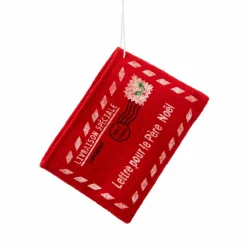 Lettre au Père Noël à suspendre (H8 cm) Christmas Rouge