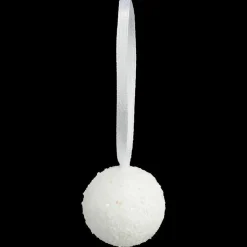 Lot de 10 boules de Noël (D60 mm) Crisalis Blanc