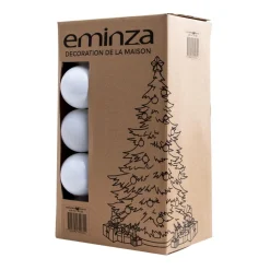 Lot de 30 boules de Noël (D80 mm) New Alpine Blanc