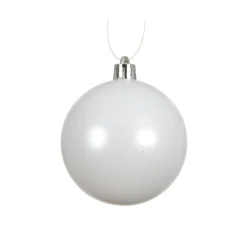 Lot de 16 boules de Noël (D40 mm) Aravis Blanc