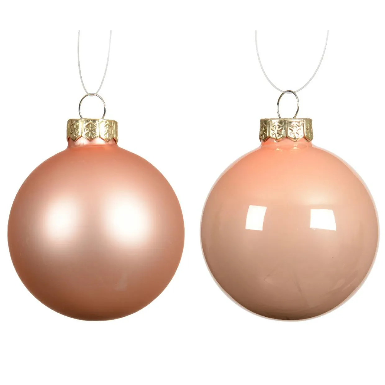 Lot de 4 boules de Noël en verre (D100 mm) Boréal Pêche