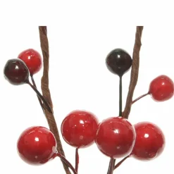 Lot de 3 branches de Baies (8 cm) Billa Rouge
