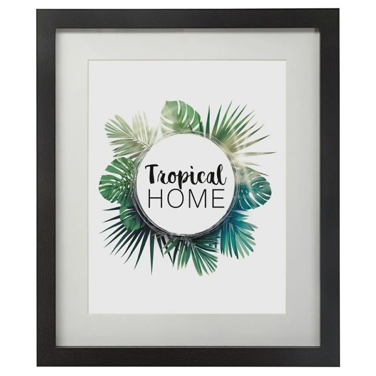 Lot de 5 cadres Tropical Noir