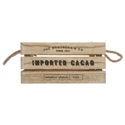 Lot de 3 caisses cagettes (H15 cm) Colonial Naturel