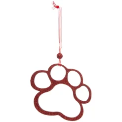 Lot de 4 Chats à suspendre (H12 cm) Christmas Multicolore