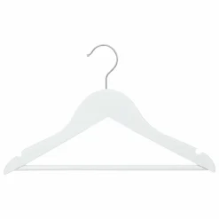 Lot de 4 cintres enfant bois Blanc