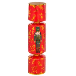 Lot de 6 crackers de Noël Soldats Casse-noisette Vert et Rouge