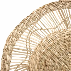 Lot de 3 décorations murales roseau (D20-30-45 cm) Seagrass Naturel