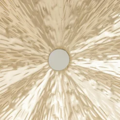 Lot de 3 décos murales métal (D33,5 cm) Leslie Or